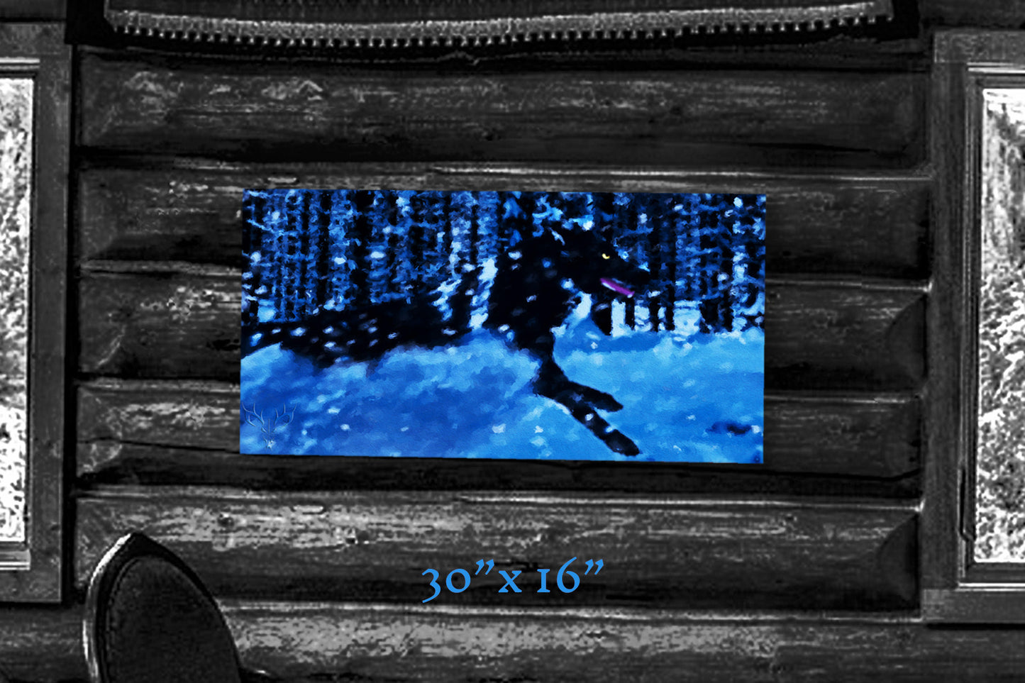 A Frozen Hunt - Metal Print