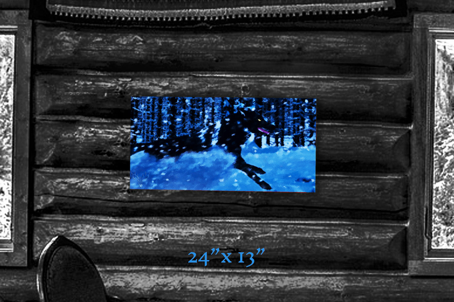 A Frozen Hunt - Metal Print