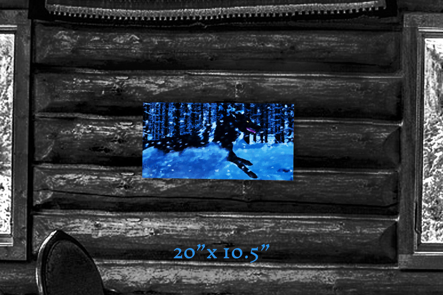 A Frozen Hunt - Metal Print