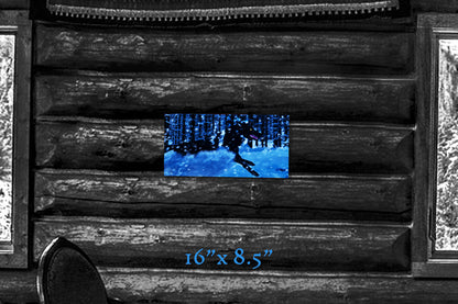 A Frozen Hunt - Metal Print