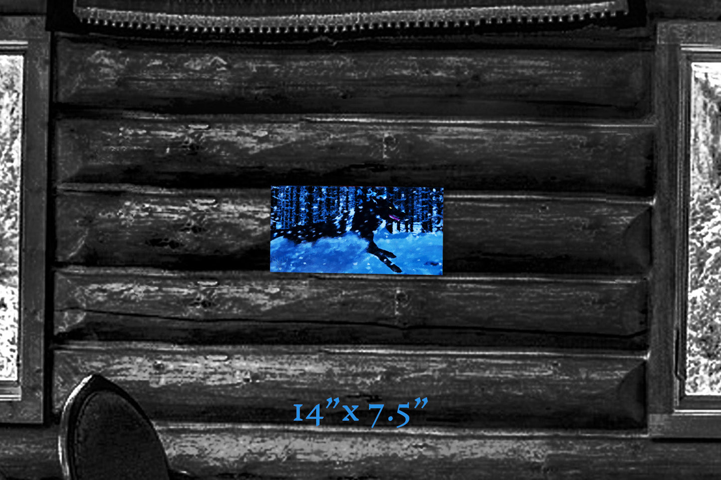 A Frozen Hunt - Metal Print