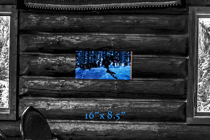 A Frozen Hunt - Wood Print