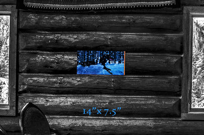 A Frozen Hunt - Wood Print