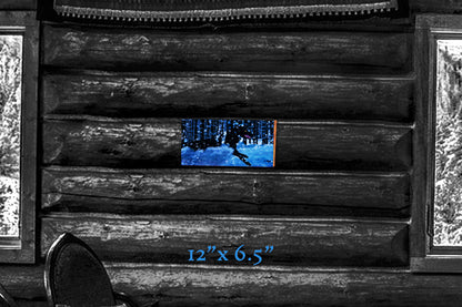 A Frozen Hunt - Wood Print