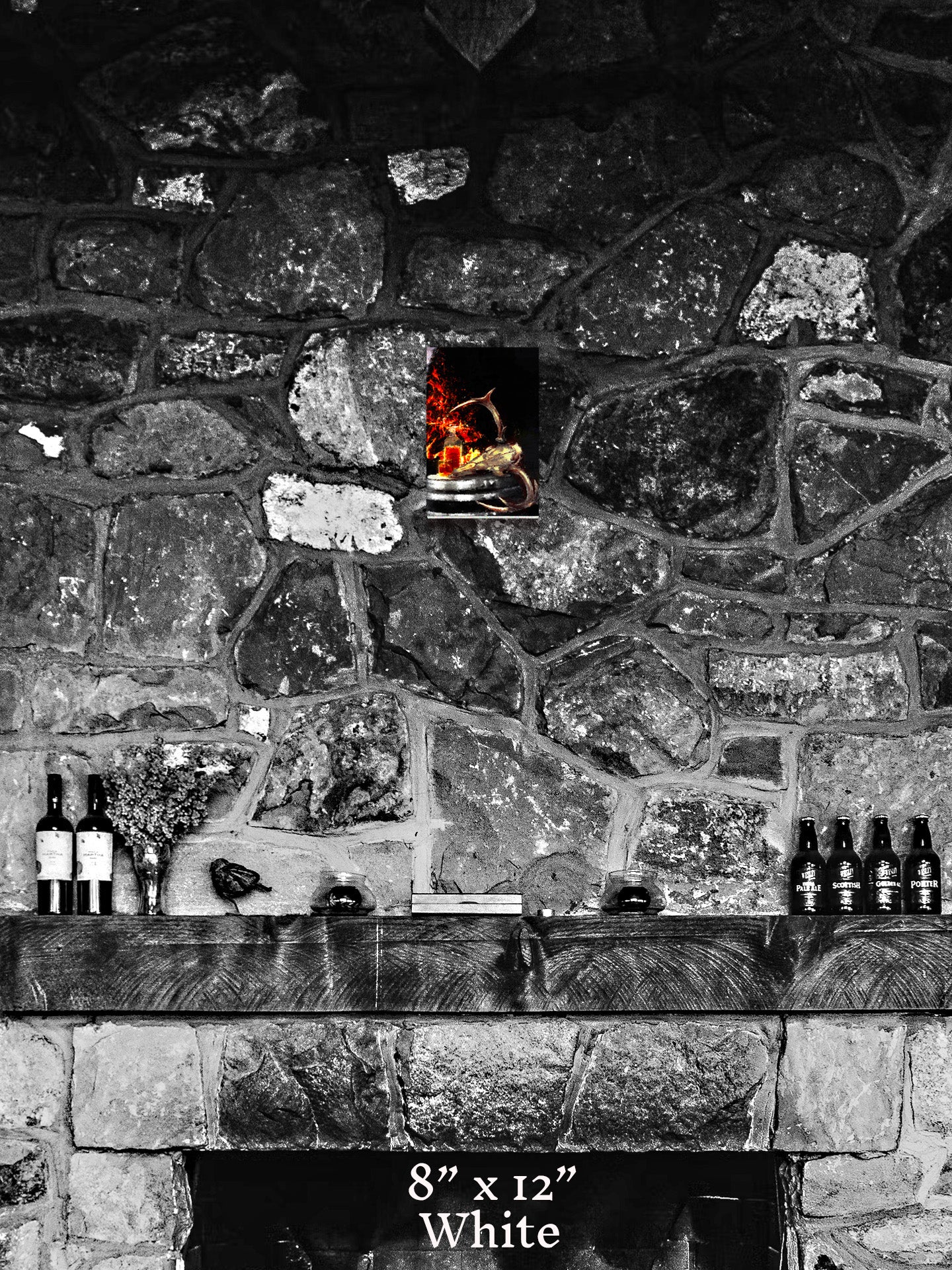 Fireside Reflections - Canvas Print