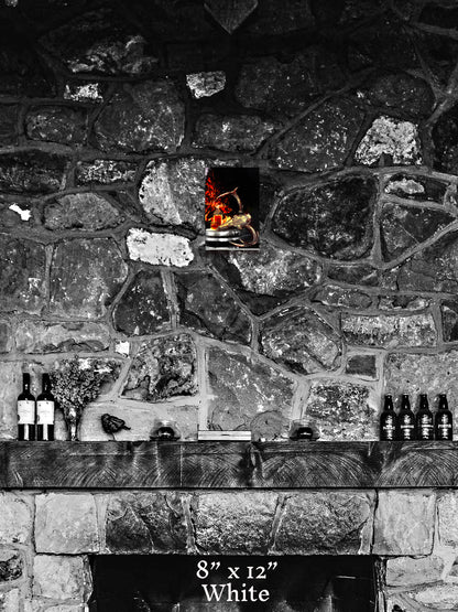 Fireside Reflections - Canvas Print