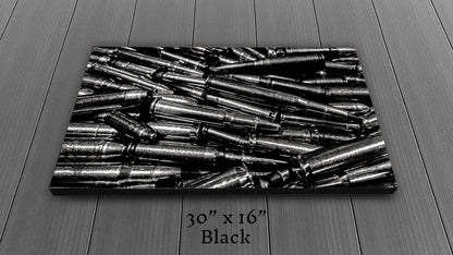 Precious Metals - Black and White - Canvas Print