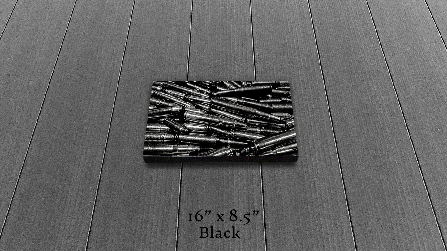 Precious Metals - Black and White - Canvas Print