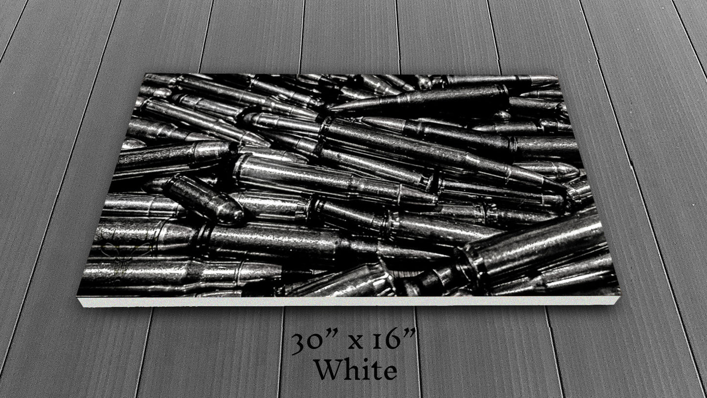 Precious Metals - Black and White - Canvas Print