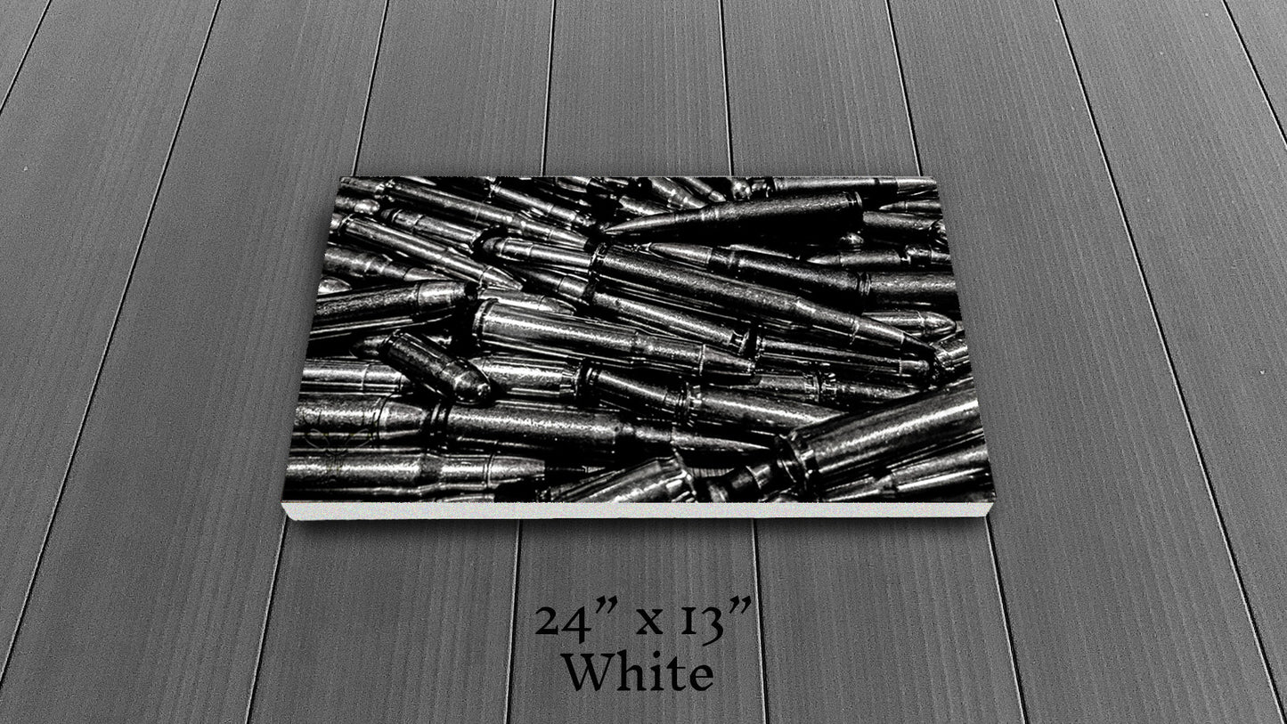 Precious Metals - Black and White - Canvas Print