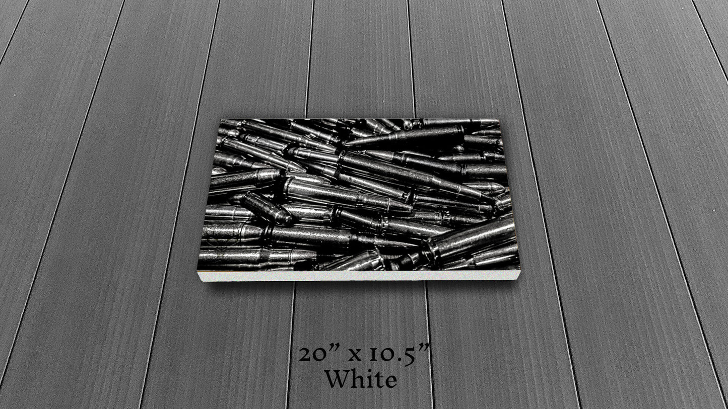 Precious Metals - Black and White - Canvas Print