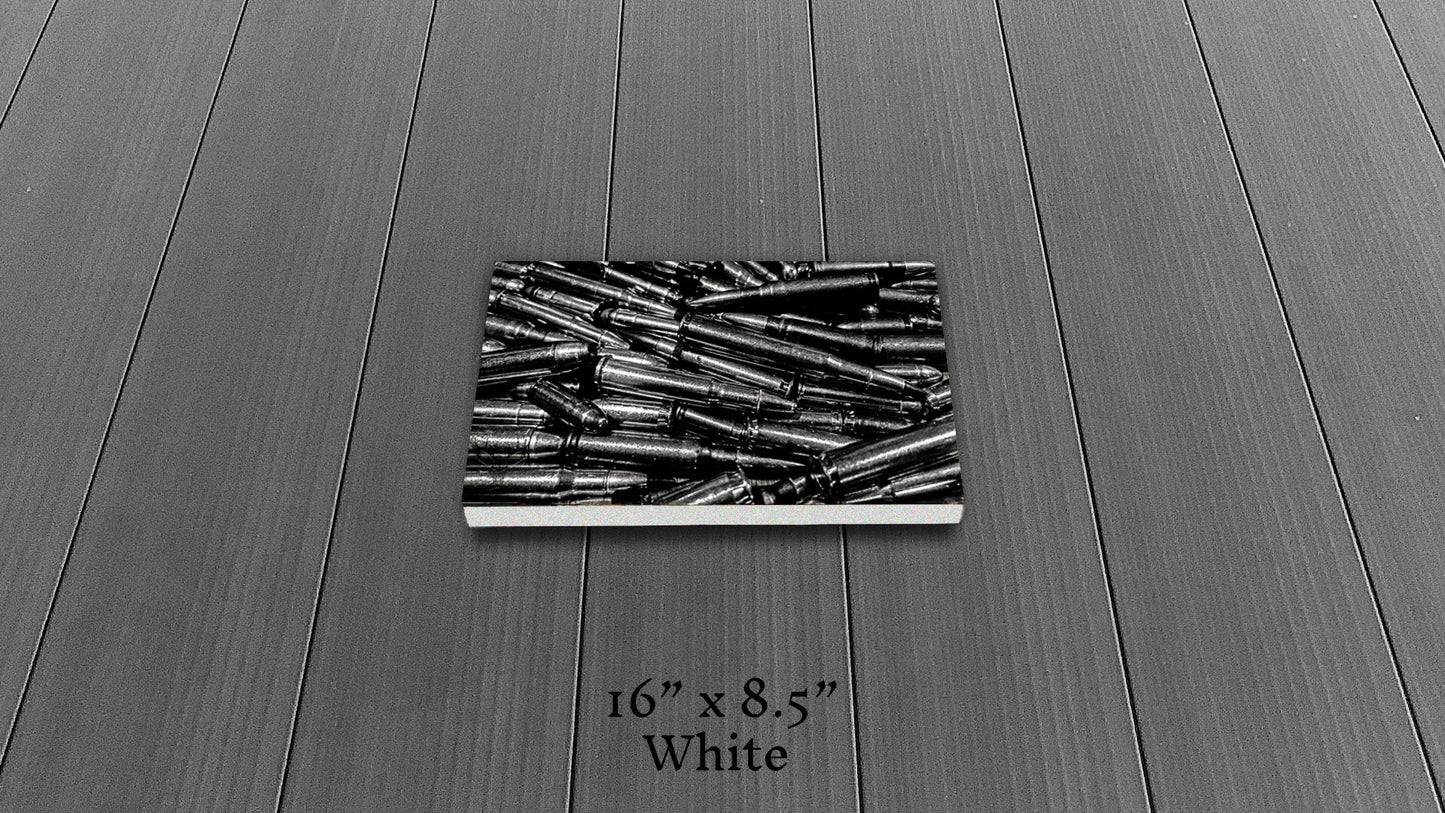 Precious Metals - Black and White - Canvas Print