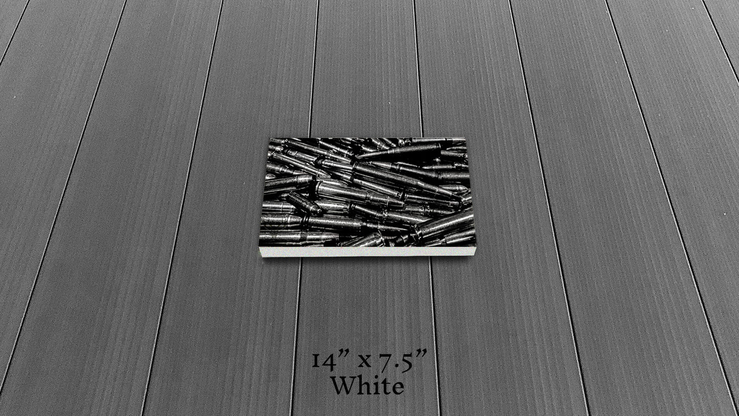 Precious Metals - Black and White - Canvas Print