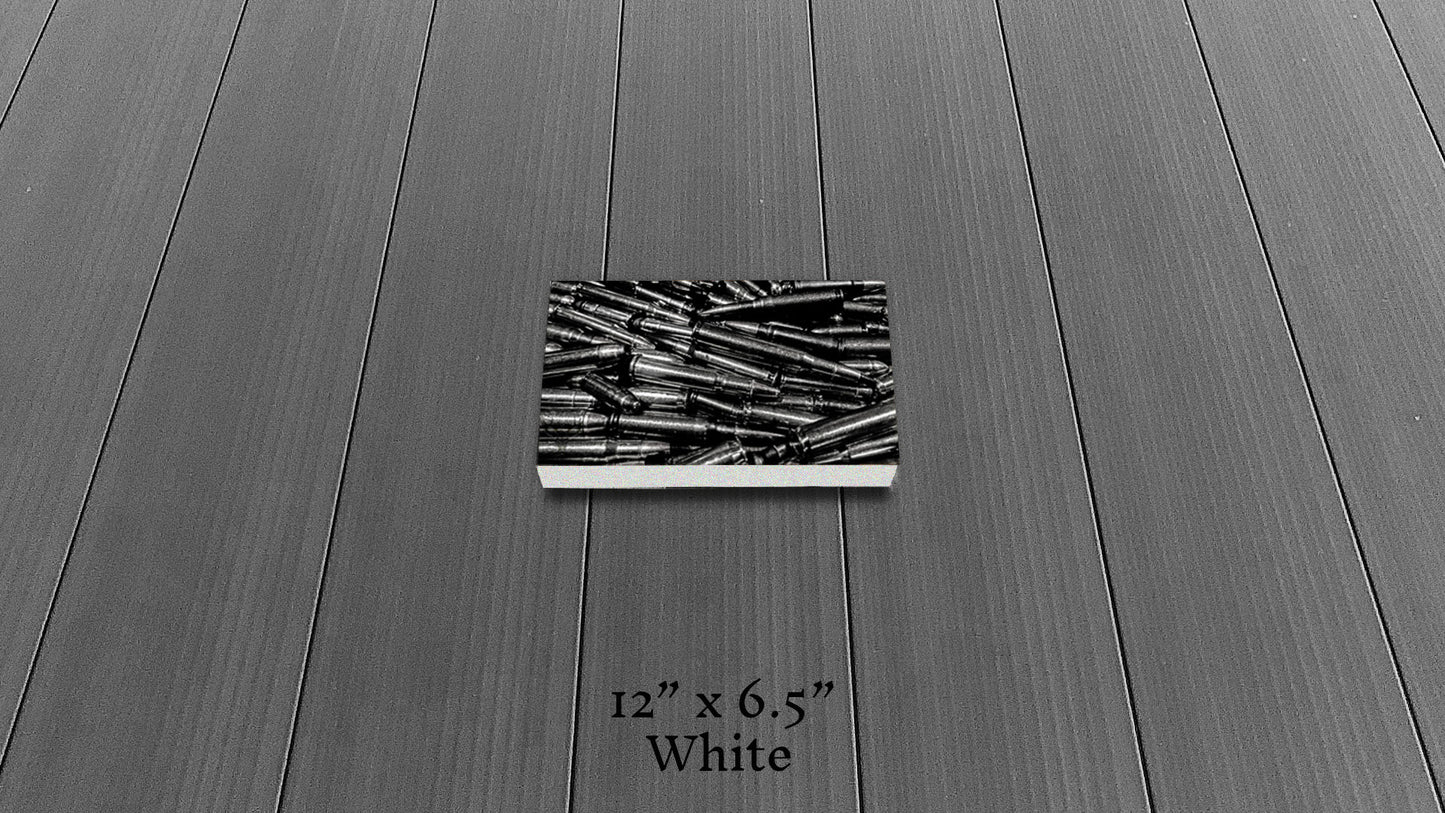 Precious Metals - Black and White - Canvas Print