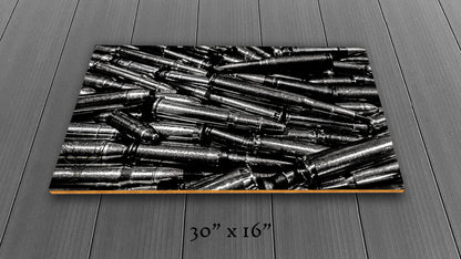 Precious Metals - Black and White - Wood Print