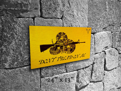 Dont Tread on Me - Metal Print