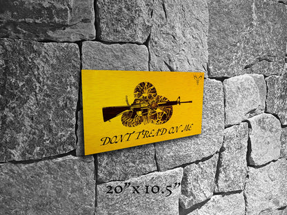 Dont Tread on Me - Metal Print
