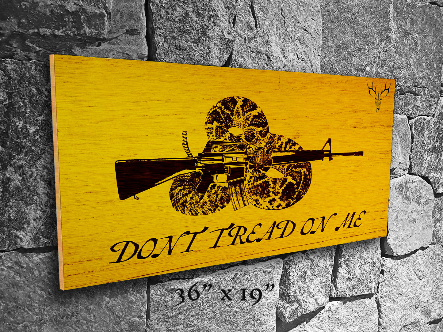 Dont Tread on Me - Wood Print