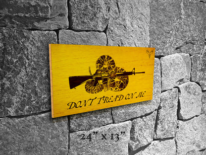 Dont Tread on Me - Wood Print
