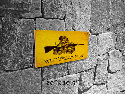 Dont Tread on Me - Wood Print