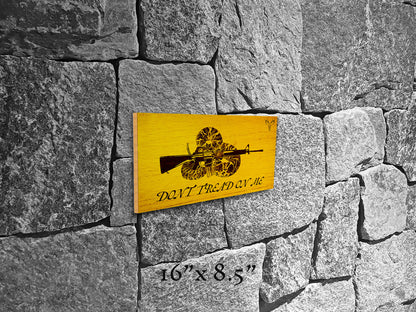 Dont Tread on Me - Wood Print