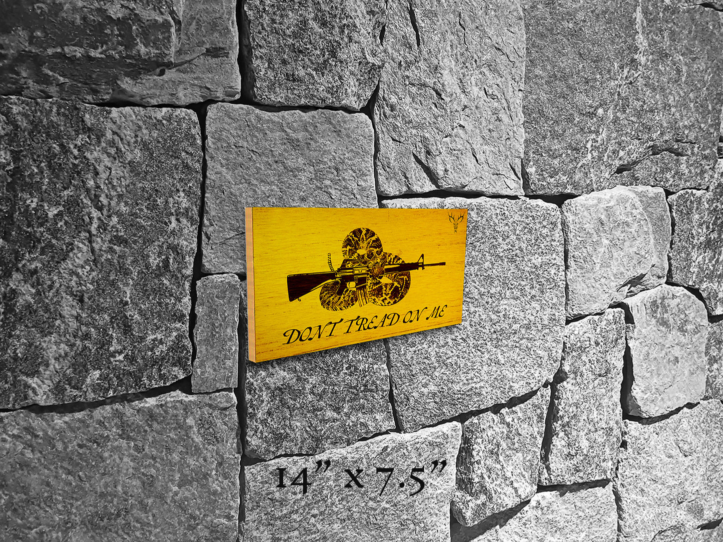 Dont Tread on Me - Wood Print