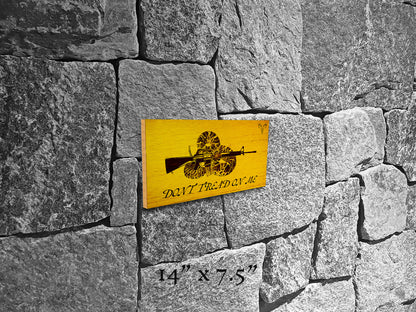 Dont Tread on Me - Wood Print
