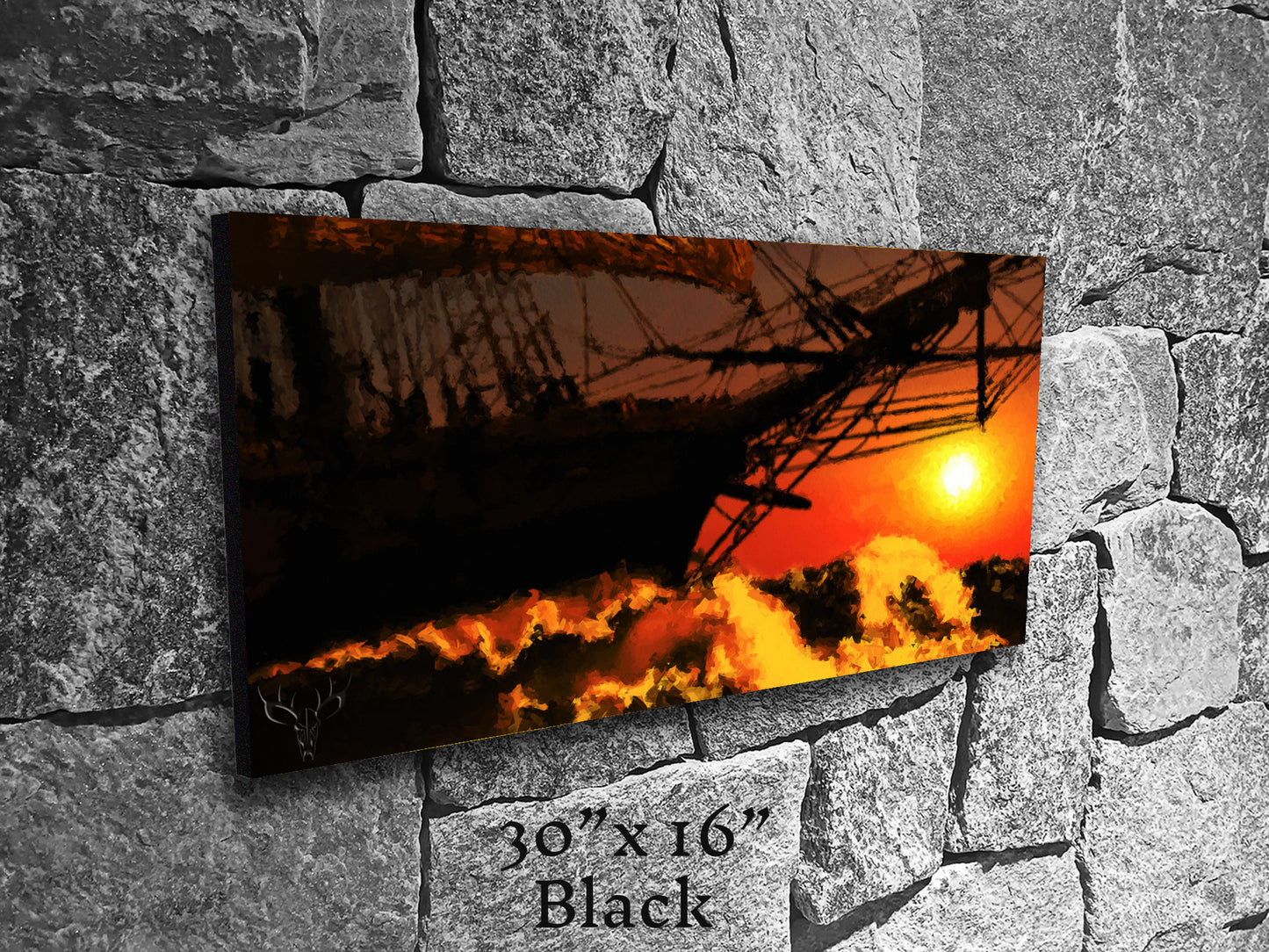 Masts O'er the Horizon - Canvas Print