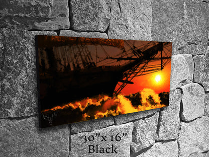 Masts O'er the Horizon - Canvas Print