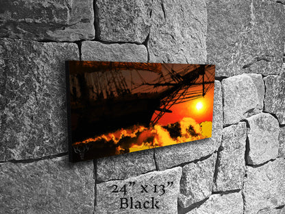 Masts O'er the Horizon - Canvas Print