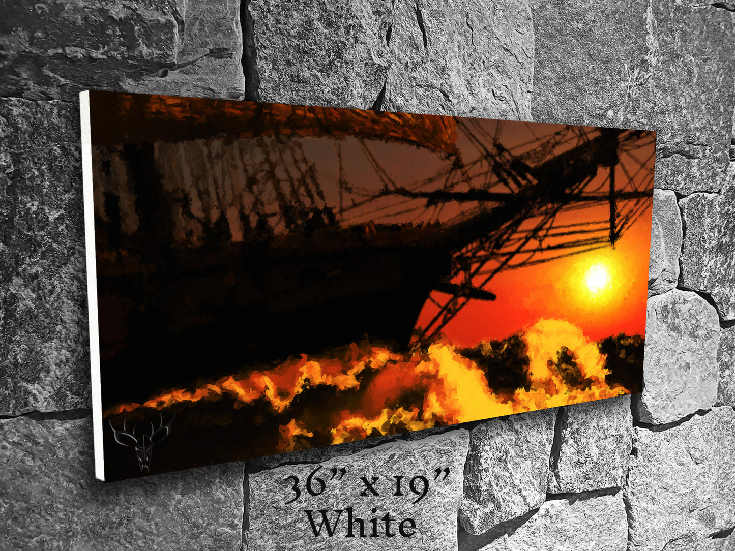 Masts O'er the Horizon - Canvas Print