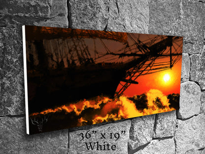 Masts O'er the Horizon - Canvas Print