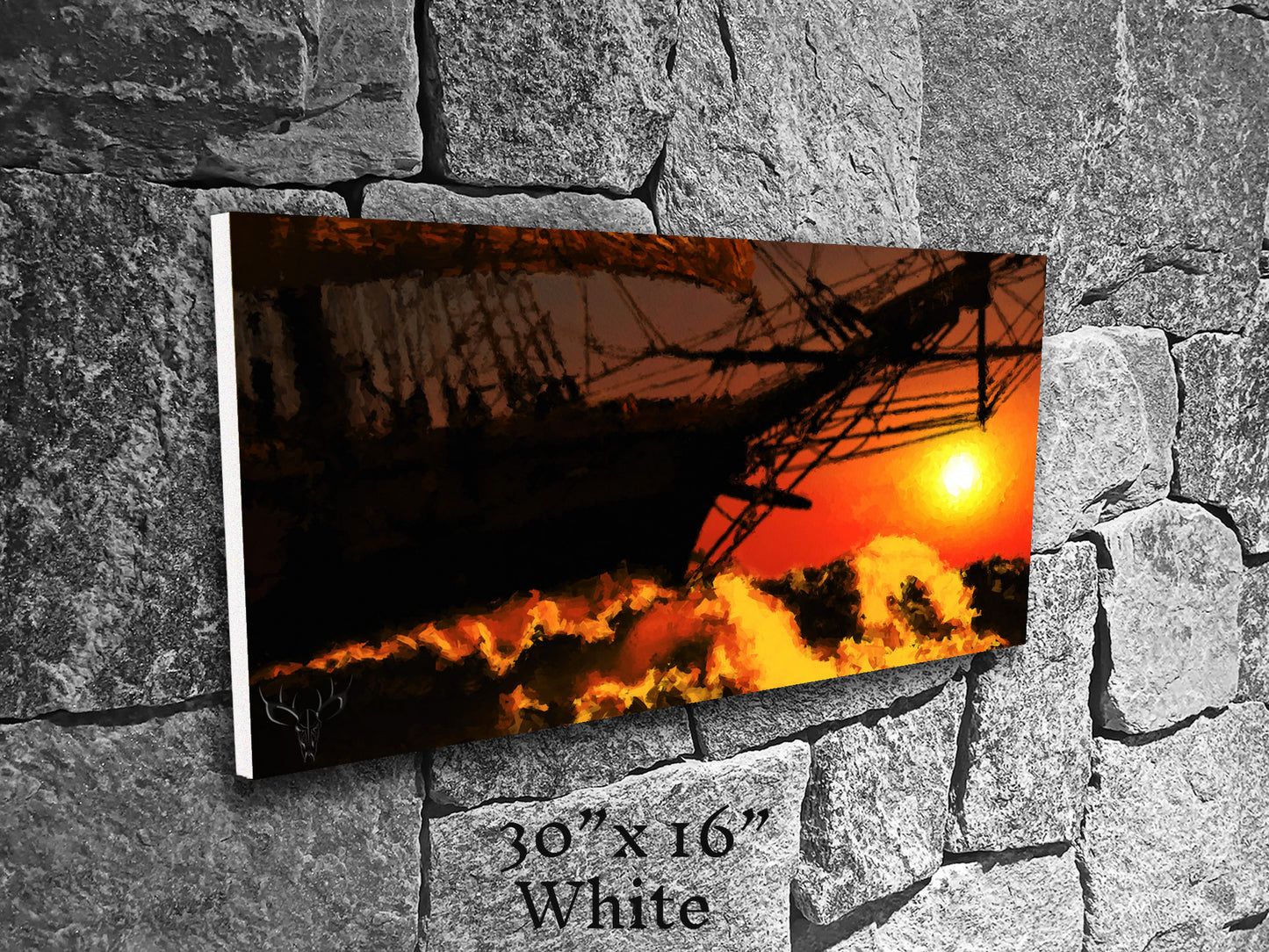 Masts O'er the Horizon - Canvas Print