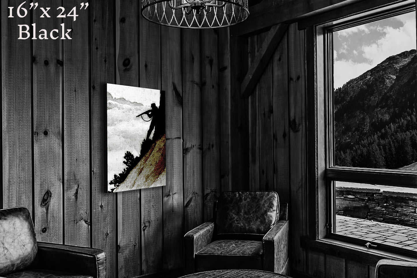 On the Slope of the Gisnitz - Canvas Print