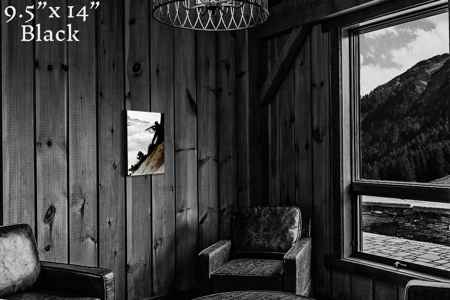 On the Slope of the Gisnitz - Canvas Print