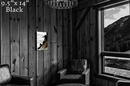 On the Slope of the Gisnitz - Canvas Print