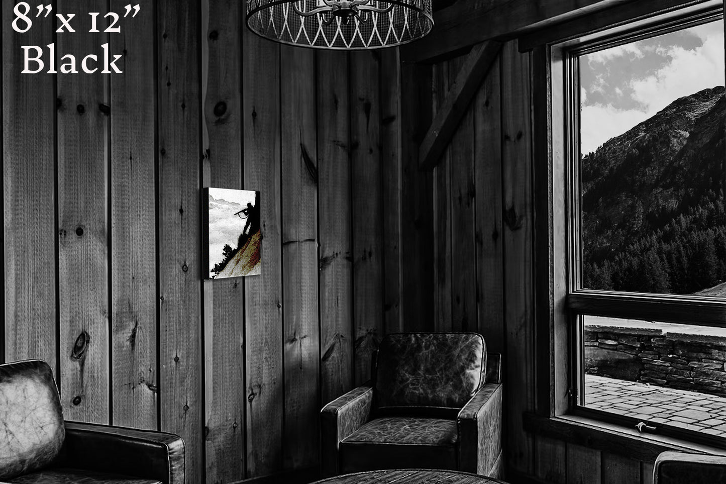 On the Slope of the Gisnitz - Canvas Print