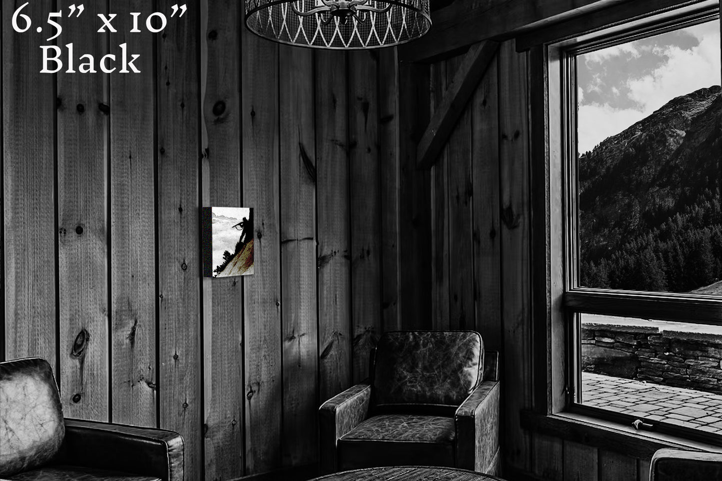 On the Slope of the Gisnitz - Canvas Print