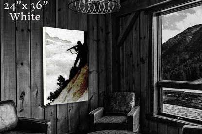 On the Slope of the Gisnitz - Canvas Print