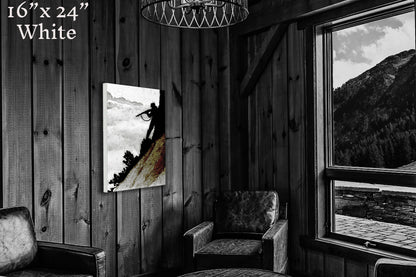 On the Slope of the Gisnitz - Canvas Print