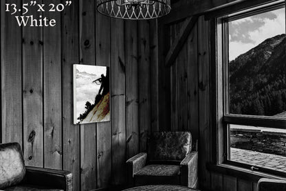 On the Slope of the Gisnitz - Canvas Print