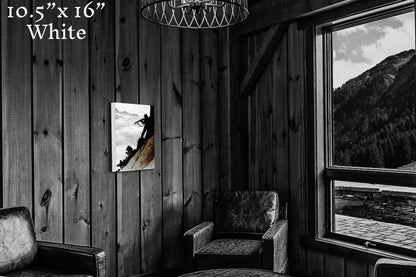 On the Slope of the Gisnitz - Canvas Print