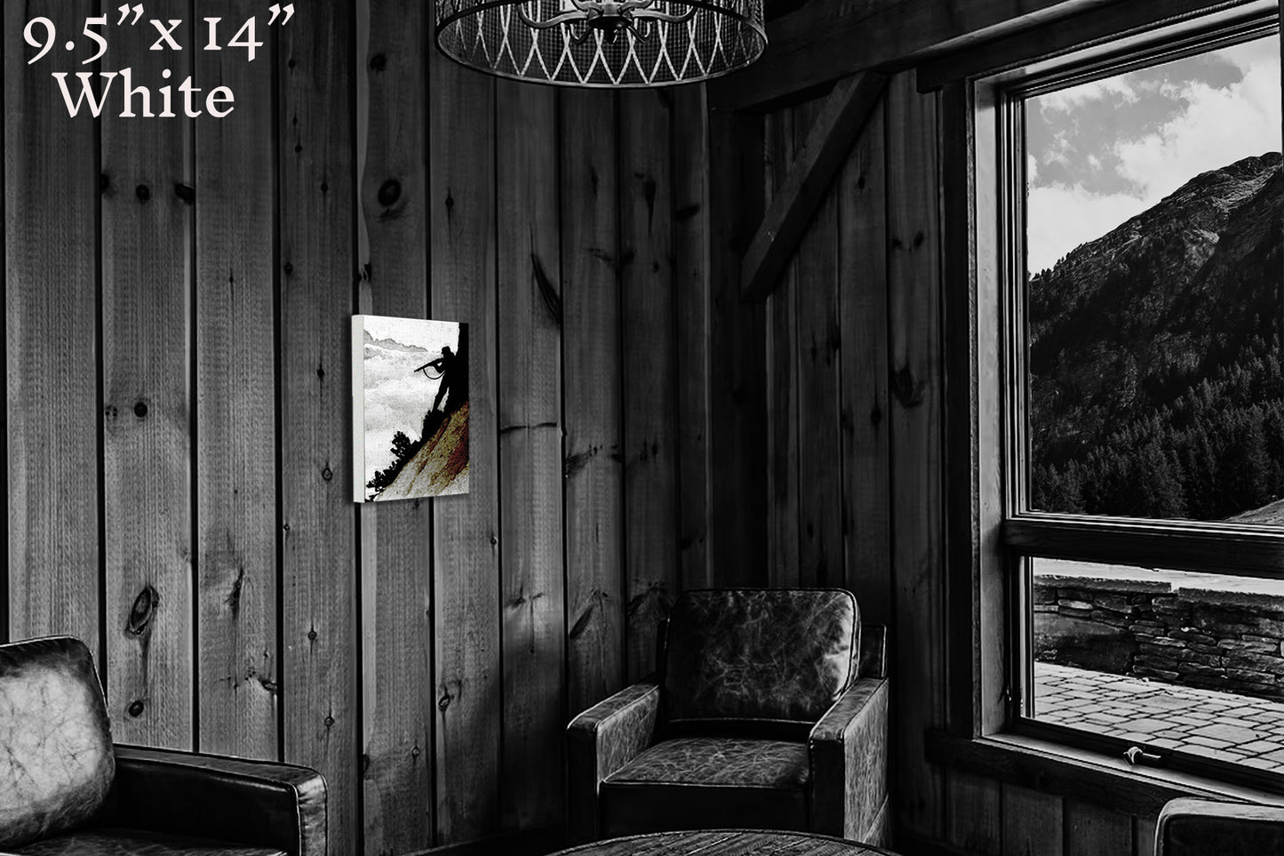 On the Slope of the Gisnitz - Canvas Print