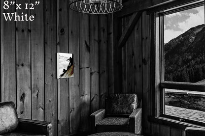 On the Slope of the Gisnitz - Canvas Print