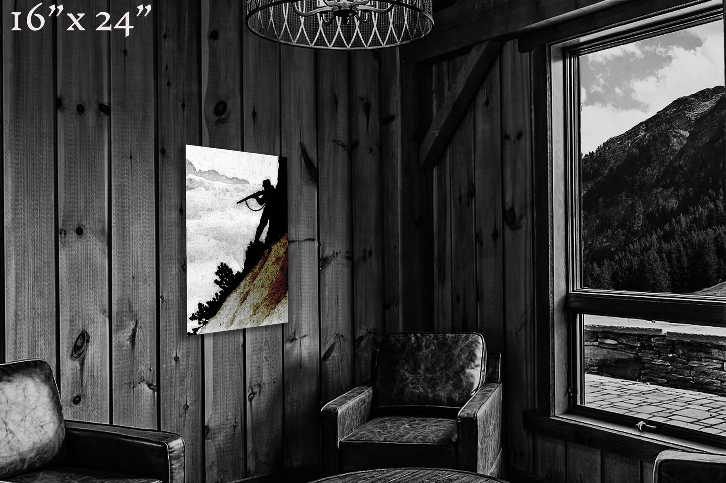 On the Slope of the Gisnitz - Metal Print