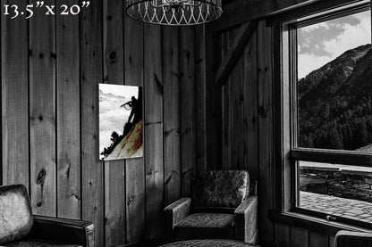 On the Slope of the Gisnitz - Metal Print