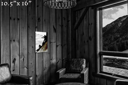 On the Slope of the Gisnitz - Metal Print