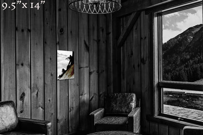 On the Slope of the Gisnitz - Metal Print