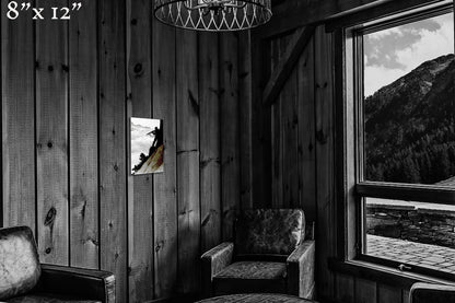 On the Slope of the Gisnitz - Metal Print