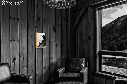 On the Slope of the Gisnitz - Wood Print